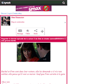 Tablet Screenshot of glee-endless.skyrock.com