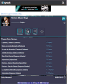 Tablet Screenshot of hermes-music.skyrock.com