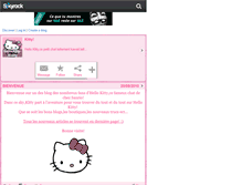 Tablet Screenshot of hello-kitty-le-sky.skyrock.com