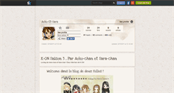 Desktop Screenshot of aoko-et-sara.skyrock.com