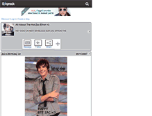 Tablet Screenshot of hot-zac-efron.skyrock.com