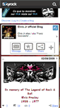 Mobile Screenshot of elvisone.skyrock.com