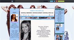 Desktop Screenshot of miley-cyrus-princess.skyrock.com