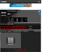 Tablet Screenshot of cheb-rafik.skyrock.com