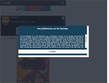 Tablet Screenshot of mon-roi-lion.skyrock.com