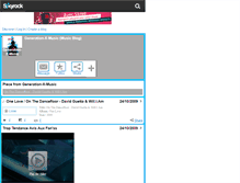 Tablet Screenshot of generation-x-music.skyrock.com