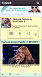 Mobile Screenshot of daily-stephanie.skyrock.com