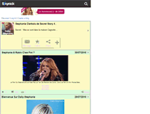 Tablet Screenshot of daily-stephanie.skyrock.com