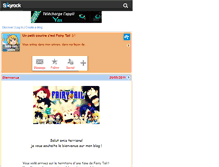 Tablet Screenshot of fairy-tail-smile.skyrock.com
