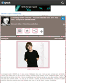 Tablet Screenshot of fictionofjustinxbieber.skyrock.com