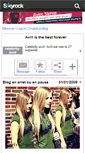 Mobile Screenshot of celebrity-avril.skyrock.com