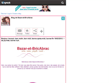 Tablet Screenshot of bazar-et-bricabrac.skyrock.com