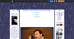 Desktop Screenshot of christopher-officiel.skyrock.com
