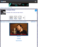 Tablet Screenshot of christopher-officiel.skyrock.com