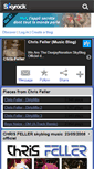 Mobile Screenshot of chris-feller.skyrock.com