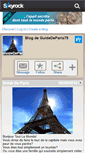 Mobile Screenshot of guidedeparis75.skyrock.com