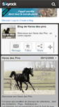 Mobile Screenshot of haras-des-pins.skyrock.com
