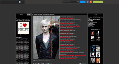 Desktop Screenshot of lovexstrify.skyrock.com