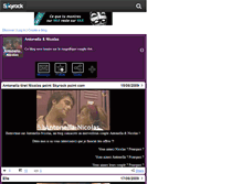 Tablet Screenshot of antonella-nicolas.skyrock.com