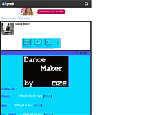 Tablet Screenshot of dance-maker.skyrock.com