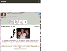 Tablet Screenshot of a-melisande-et-laetitia.skyrock.com