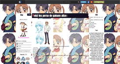 Desktop Screenshot of gakuenalicelovefanfic.skyrock.com