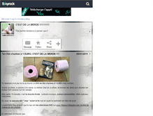 Tablet Screenshot of cestdelamerde.skyrock.com