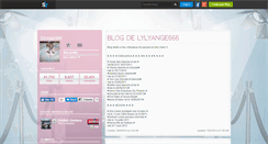 Desktop Screenshot of lylyange666.skyrock.com