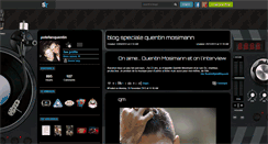 Desktop Screenshot of potefanquentin.skyrock.com