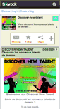 Mobile Screenshot of discover-new-talent.skyrock.com