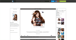 Desktop Screenshot of music-now-of-miley.skyrock.com