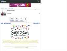 Tablet Screenshot of eurovision-08.skyrock.com