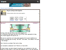 Tablet Screenshot of casting-mode-magazine.skyrock.com