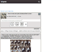 Tablet Screenshot of dem-lovato.skyrock.com