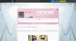 Desktop Screenshot of cindy-rose.skyrock.com