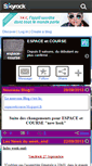 Mobile Screenshot of espace-course.skyrock.com