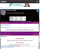 Tablet Screenshot of espace-course.skyrock.com
