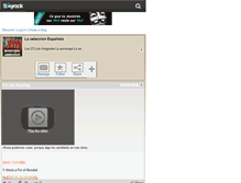 Tablet Screenshot of eurocopa-seleccion.skyrock.com