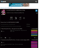 Tablet Screenshot of c-le-retour-de-flamme.skyrock.com
