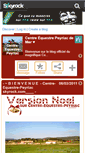 Mobile Screenshot of centre-equestre-peyriac.skyrock.com