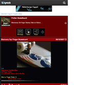 Tablet Screenshot of finger-skateboard.skyrock.com