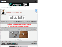 Tablet Screenshot of creationpatefimo.skyrock.com