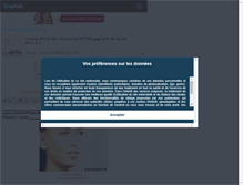 Tablet Screenshot of juliexofficiel.skyrock.com