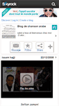 Mobile Screenshot of chansonarabe.skyrock.com