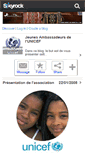 Mobile Screenshot of ambassadeurs-unicef.skyrock.com
