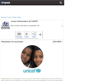 Tablet Screenshot of ambassadeurs-unicef.skyrock.com