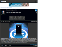 Tablet Screenshot of info-iphone-fan.skyrock.com