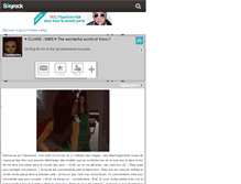 Tablet Screenshot of clairesims.skyrock.com