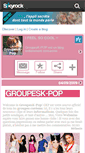 Mobile Screenshot of groupesk-pop.skyrock.com