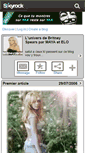 Mobile Screenshot of britneyparadise.skyrock.com